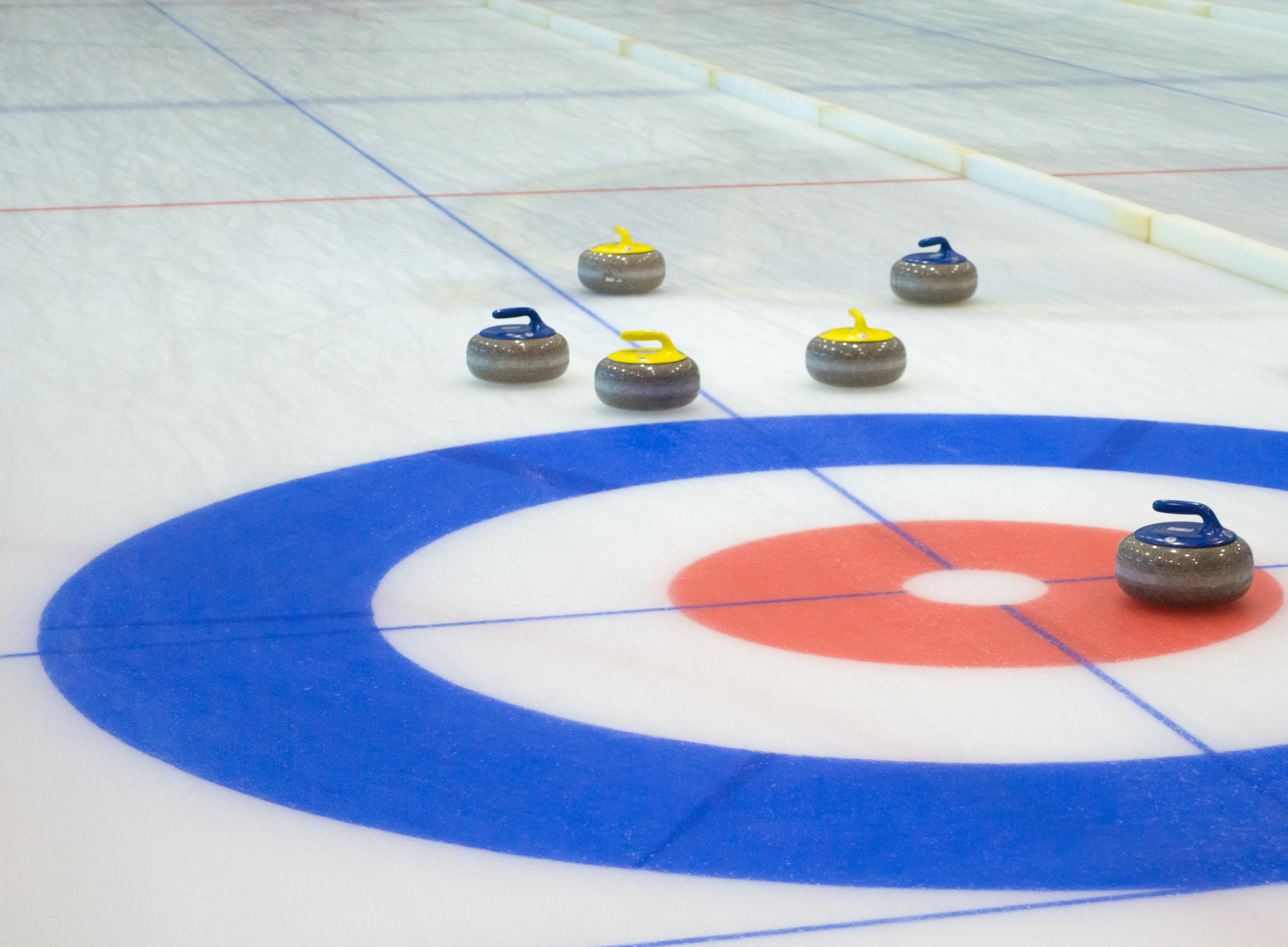 Curling sport stones equipment